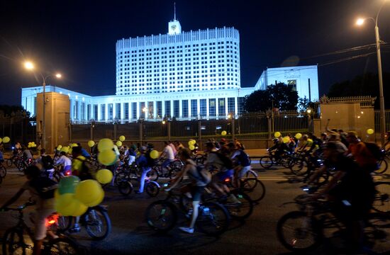 Night bike parade