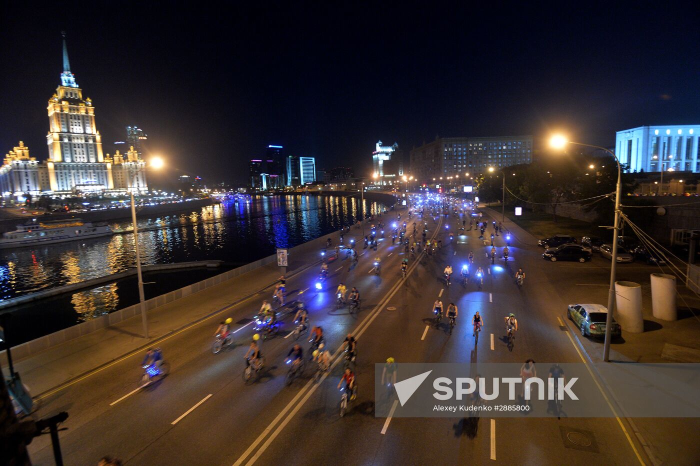 Night bike parade