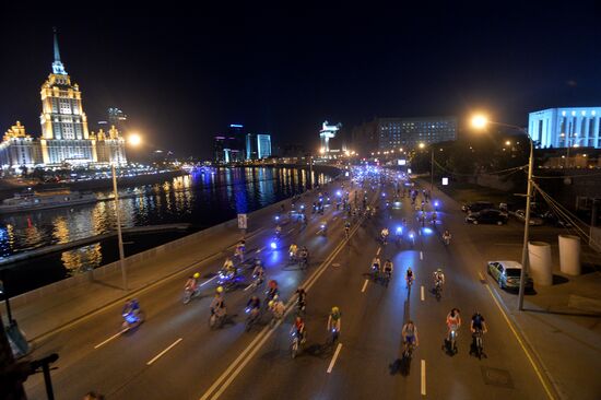 Night bike parade