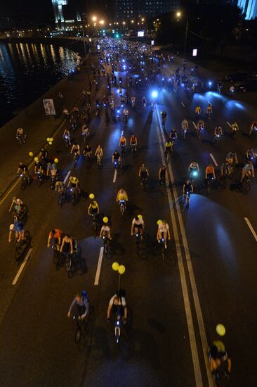 Night bike parade