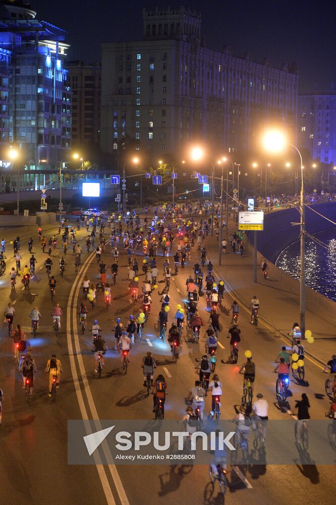 Night bike parade