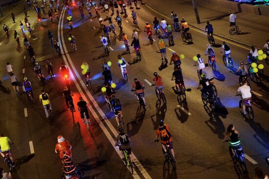 Night bike parade