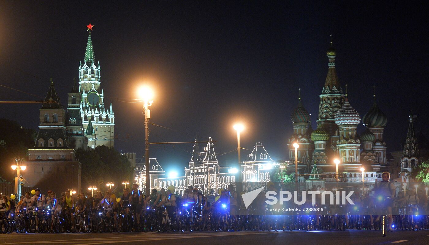 Night bike parade