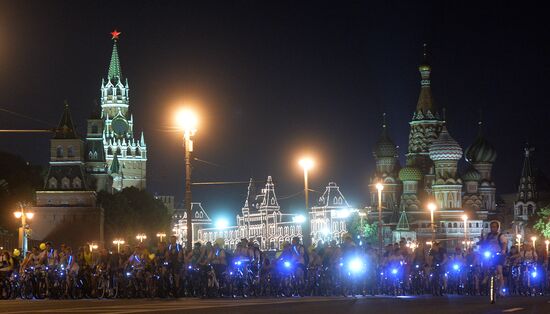 Night bike parade