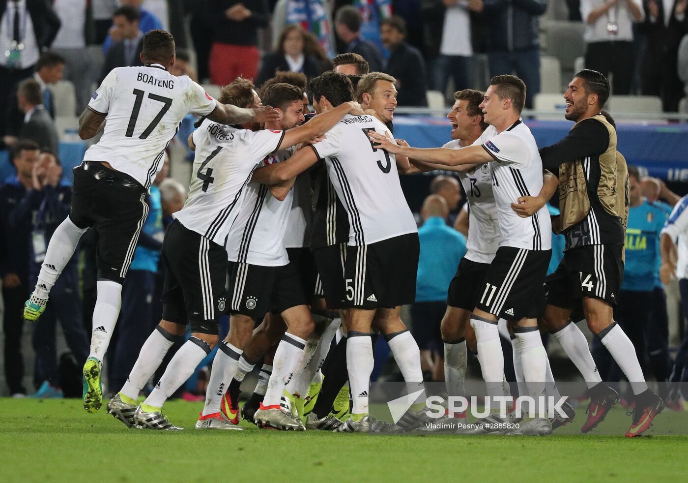 UEFA Euro 2016. Germany vs. Italy