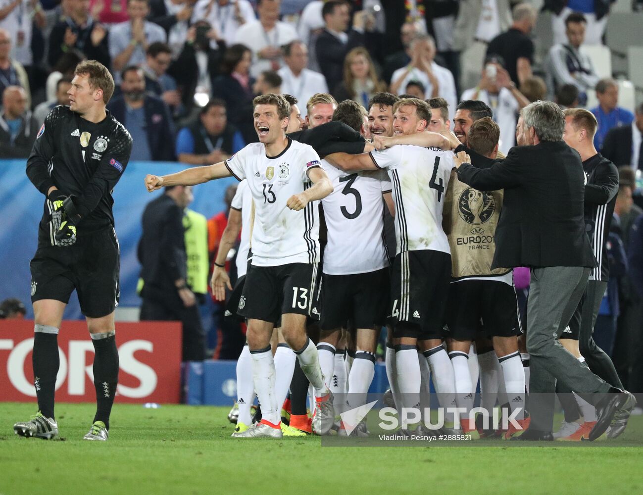 UEFA Euro 2016. Germany vs. Italy