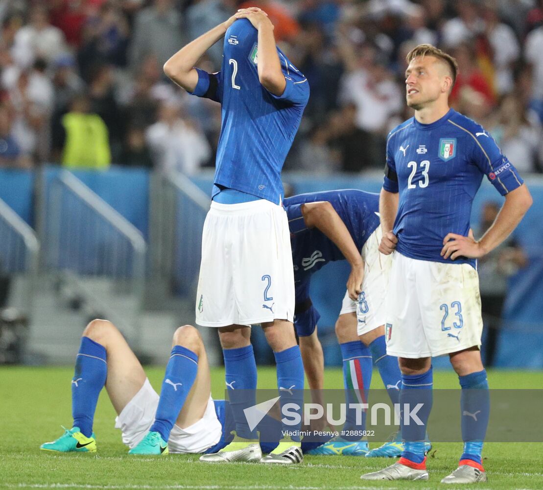 UEFA Euro 2016. Germany vs. Italy