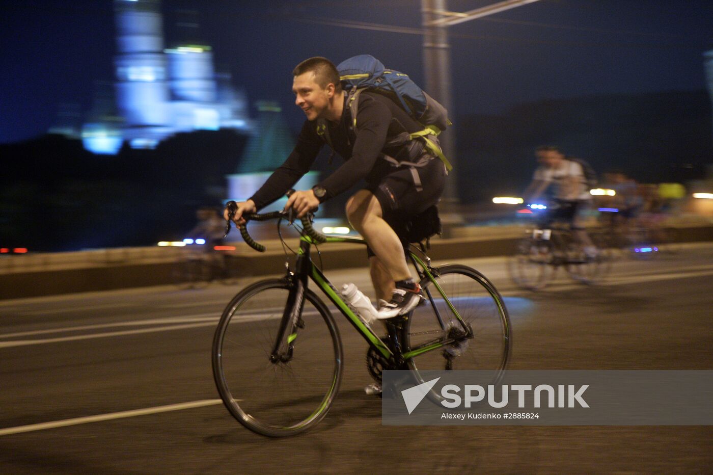 Night bike parade