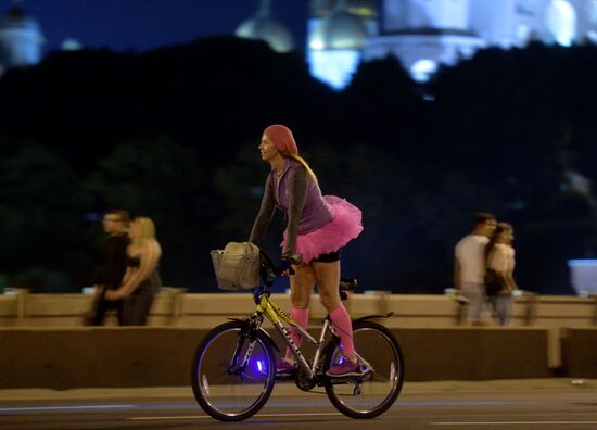 Night bike parade
