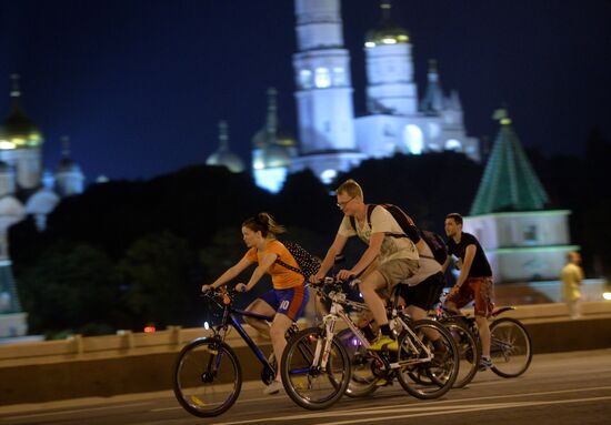 Night bike parade