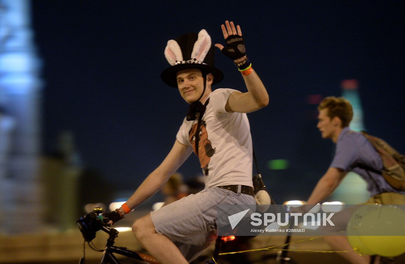 Night bike parade