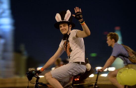 Night bike parade