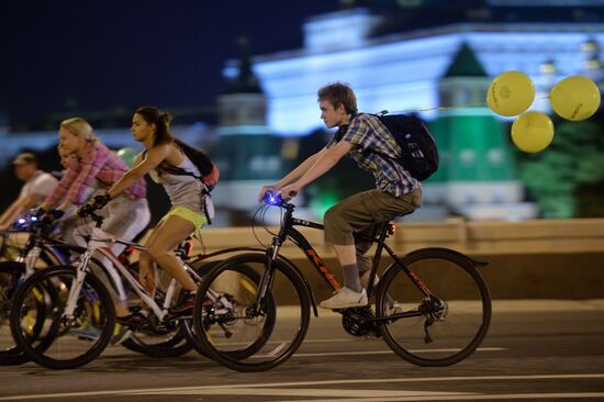 Night bike parade