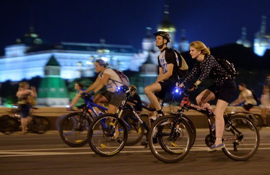 Night bike parade