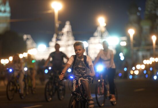 Night bike parade