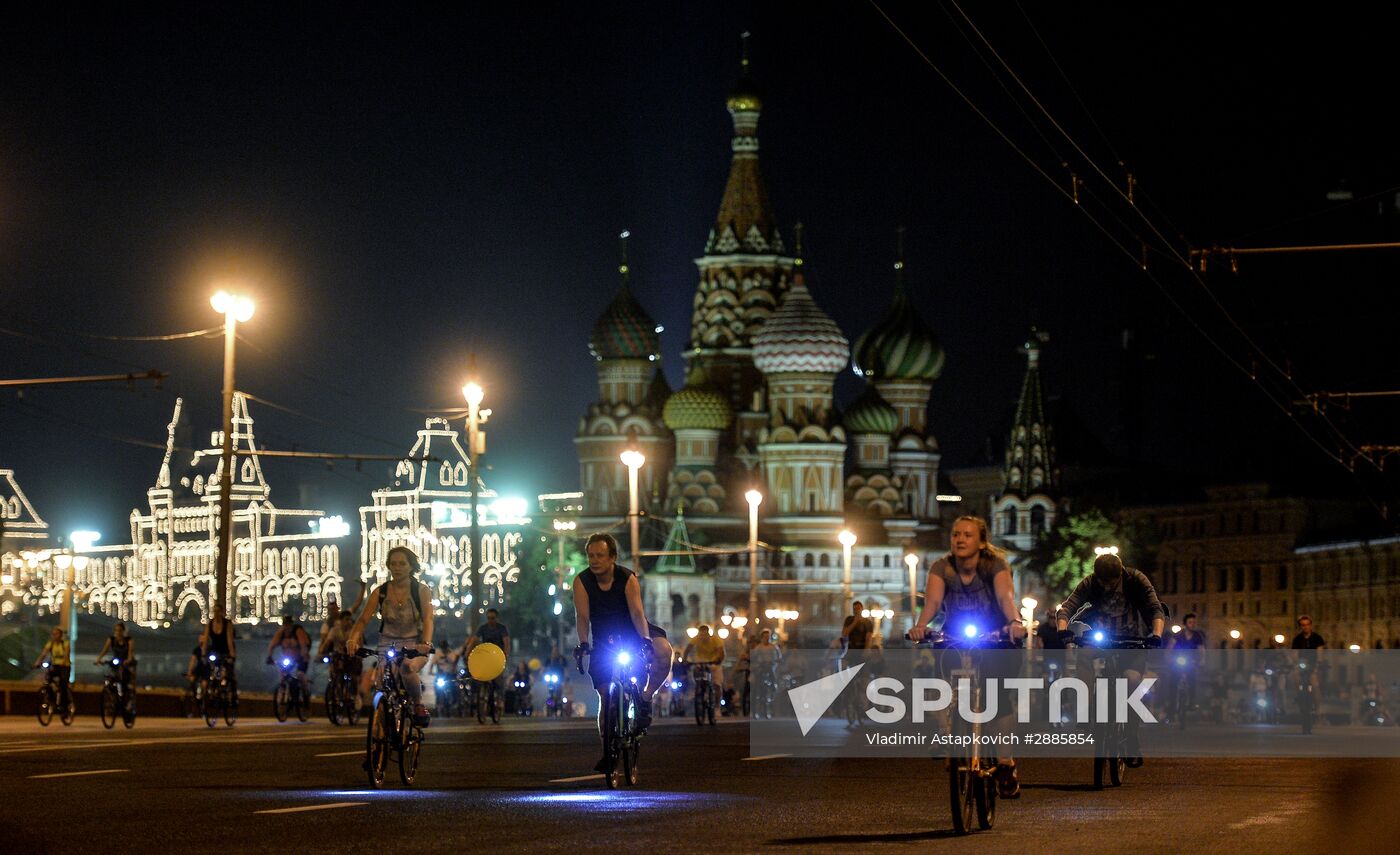 Night bike parade