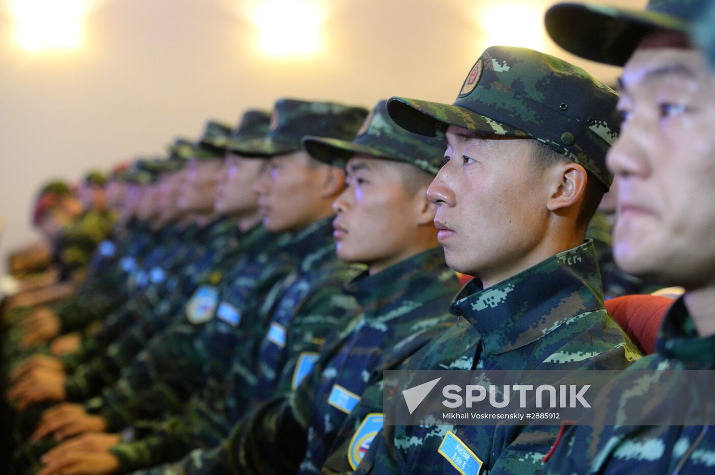 Opening of joint drills, Cooperation 2016 involving members of Russian National Guard Forces Command and Chinese People's Armed Police Force