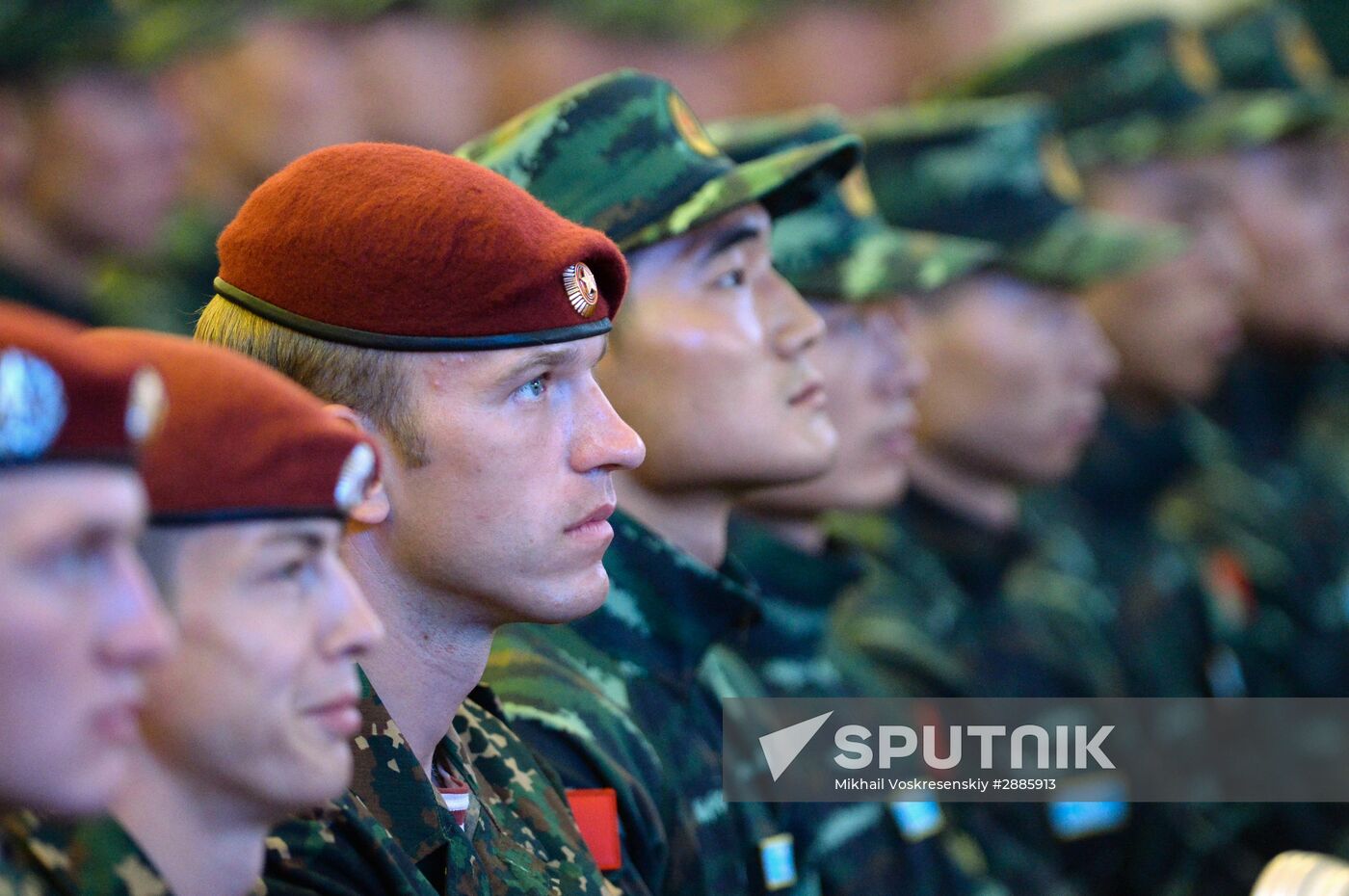 Opening of joint drills, Cooperation 2016 involving members of Russian National Guard Forces Command and Chinese People's Armed Police Force