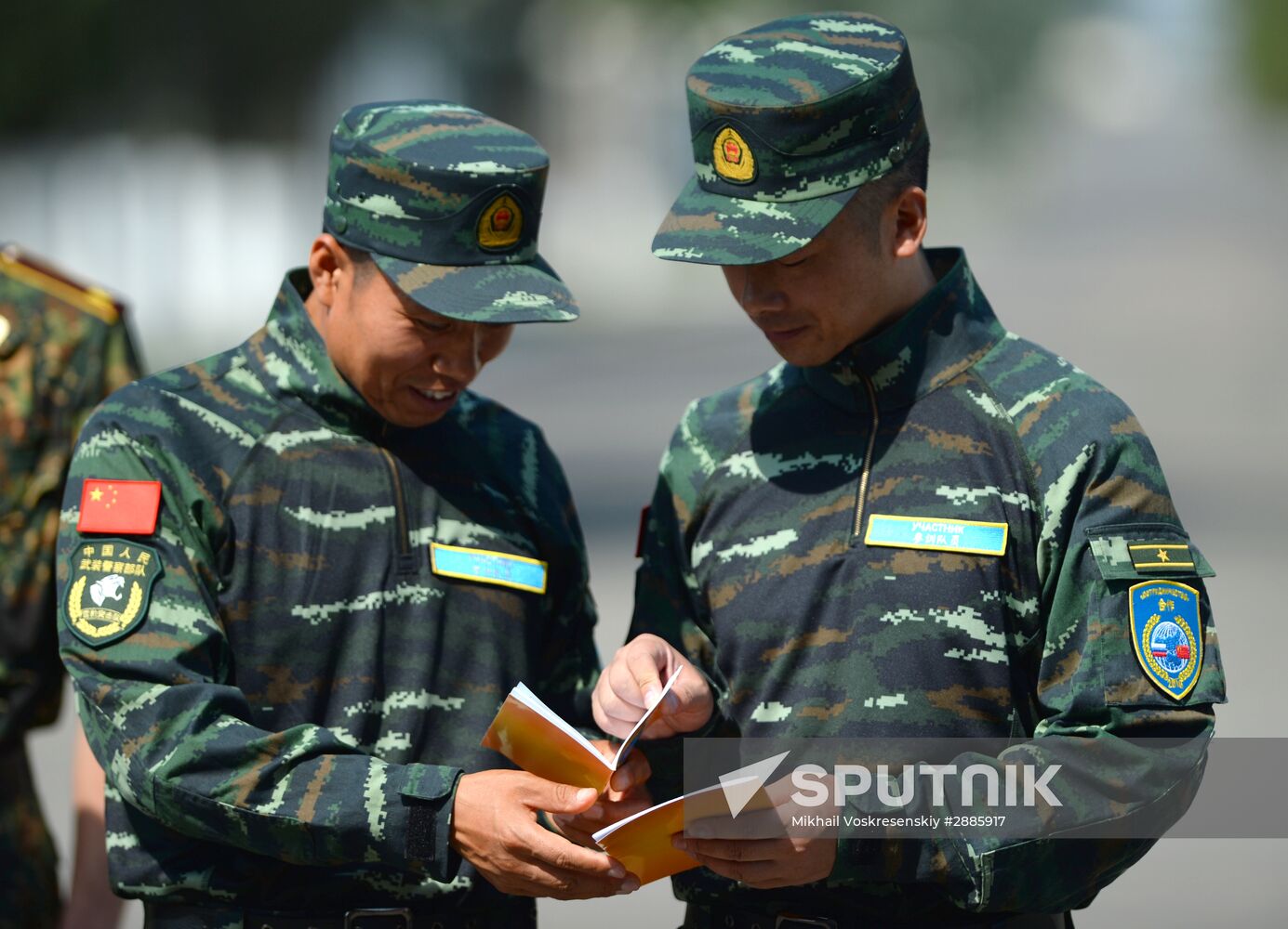 Opening of joint drills, Cooperation 2016 involving members of Russian National Guard Forces Command and Chinese People's Armed Police Force