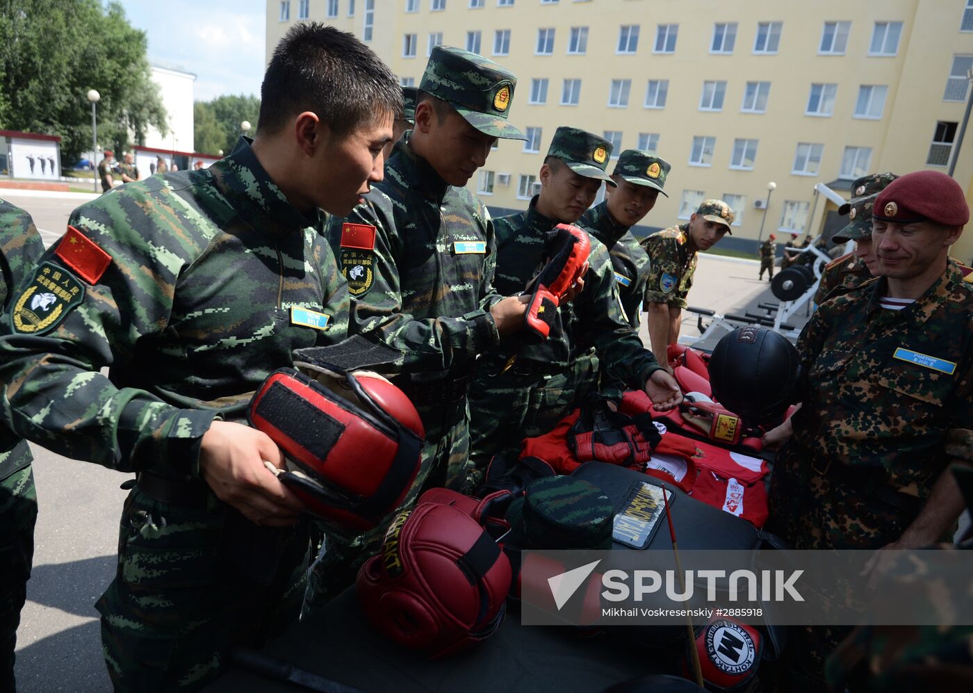 Opening of joint drills, Cooperation 2016 involving members of Russian National Guard Forces Command and Chinese People's Armed Police Force