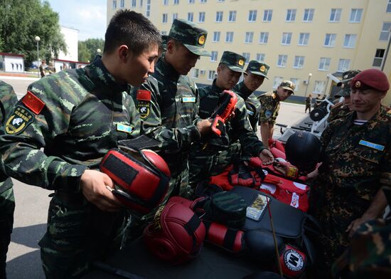 Opening of joint drills, Cooperation 2016 involving members of Russian National Guard Forces Command and Chinese People's Armed Police Force