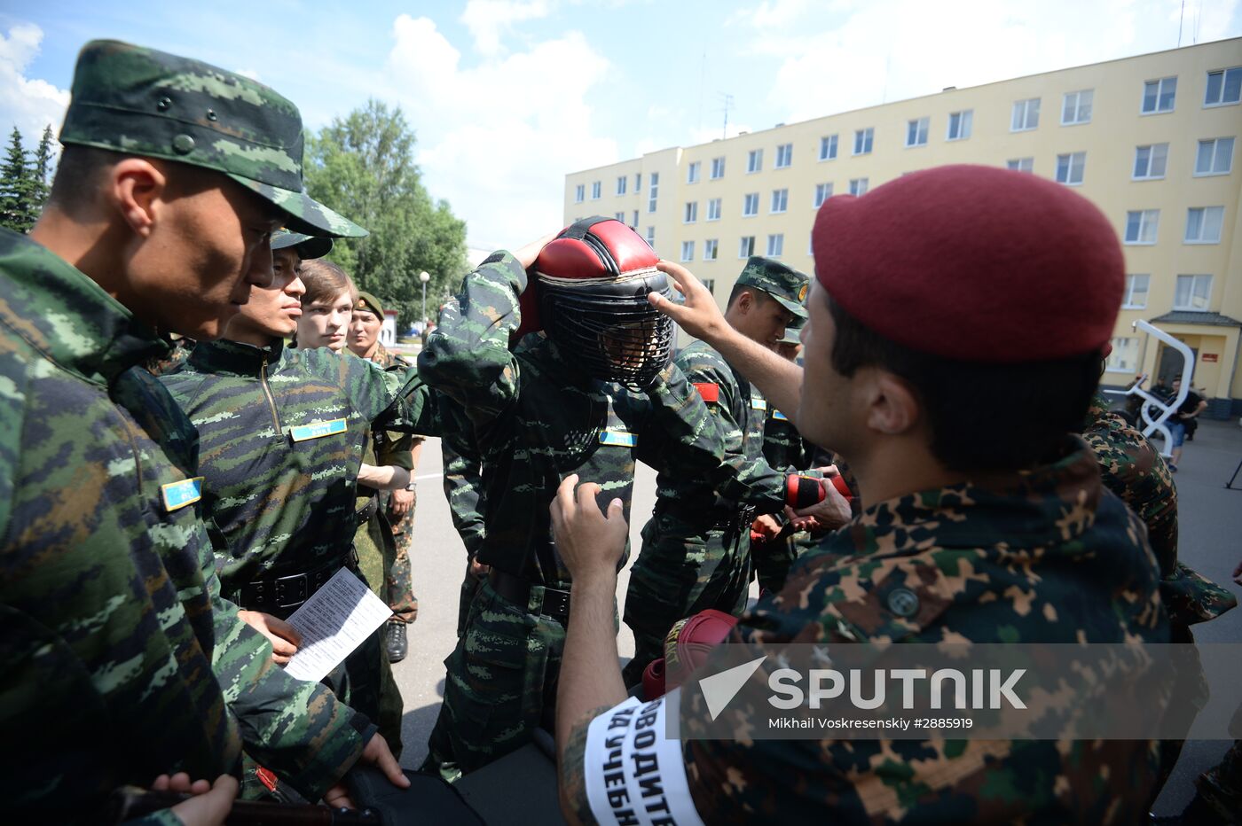 Opening of joint drills, Cooperation 2016 involving members of Russian National Guard Forces Command and Chinese People's Armed Police Force