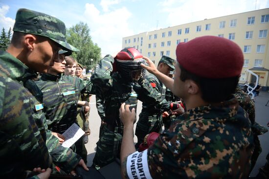 Opening of joint drills, Cooperation 2016 involving members of Russian National Guard Forces Command and Chinese People's Armed Police Force