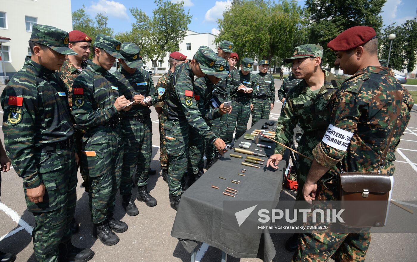 Opening of joint drills, Cooperation 2016 involving members of Russian National Guard Forces Command and Chinese People's Armed Police Force
