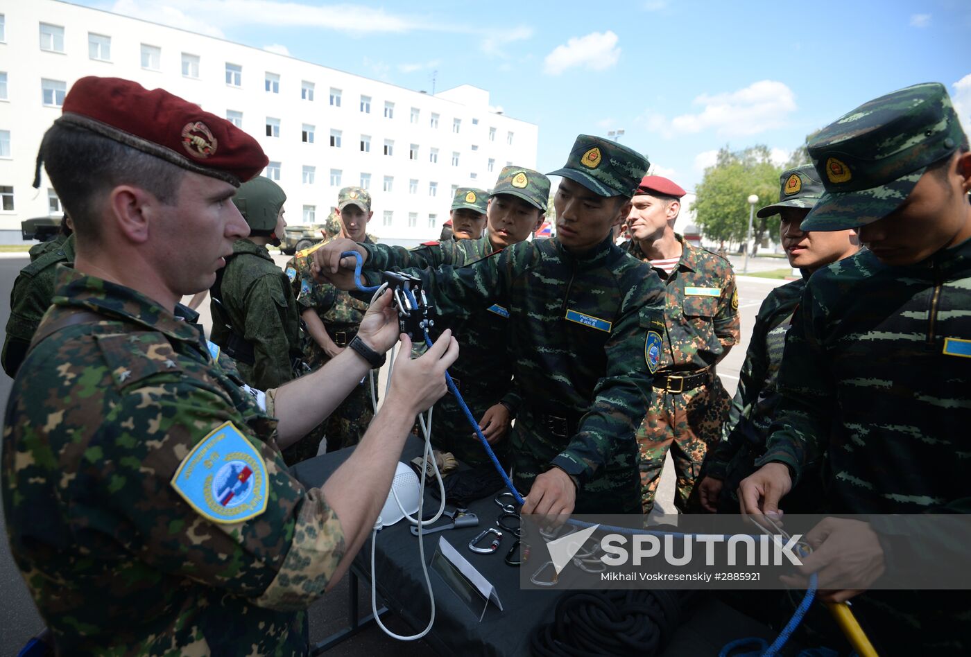 Opening of joint drills, Cooperation 2016 involving members of Russian National Guard Forces Command and Chinese People's Armed Police Force