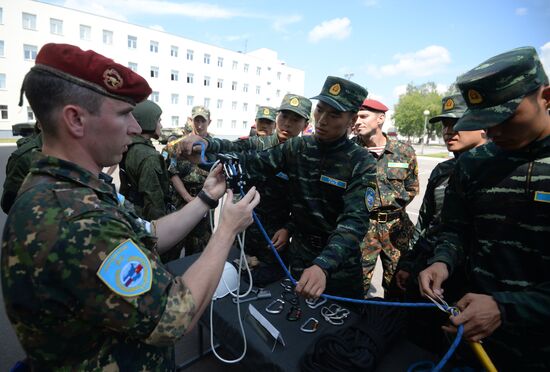 Opening of joint drills, Cooperation 2016 involving members of Russian National Guard Forces Command and Chinese People's Armed Police Force