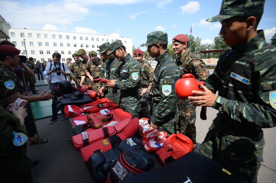 Opening of joint drills, Cooperation 2016 involving members of Russian National Guard Forces Command and Chinese People's Armed Police Force