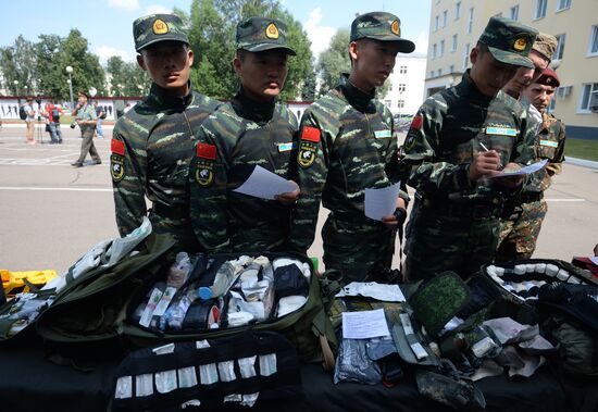 Opening of joint drills, Cooperation 2016 involving members of Russian National Guard Forces Command and Chinese People's Armed Police Force