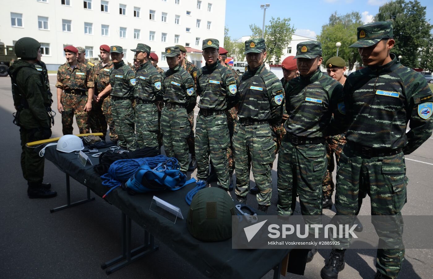 Opening of joint drills, Cooperation 2016 involving members of Russian National Guard Forces Command and Chinese People's Armed Police Force