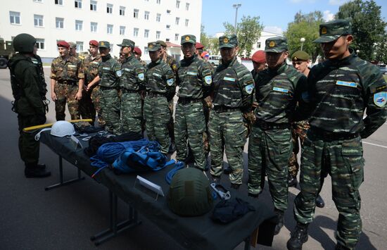 Opening of joint drills, Cooperation 2016 involving members of Russian National Guard Forces Command and Chinese People's Armed Police Force