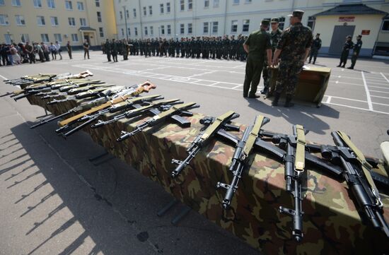 Opening of joint drills, Cooperation 2016 involving members of Russian National Guard Forces Command and Chinese People's Armed Police Force