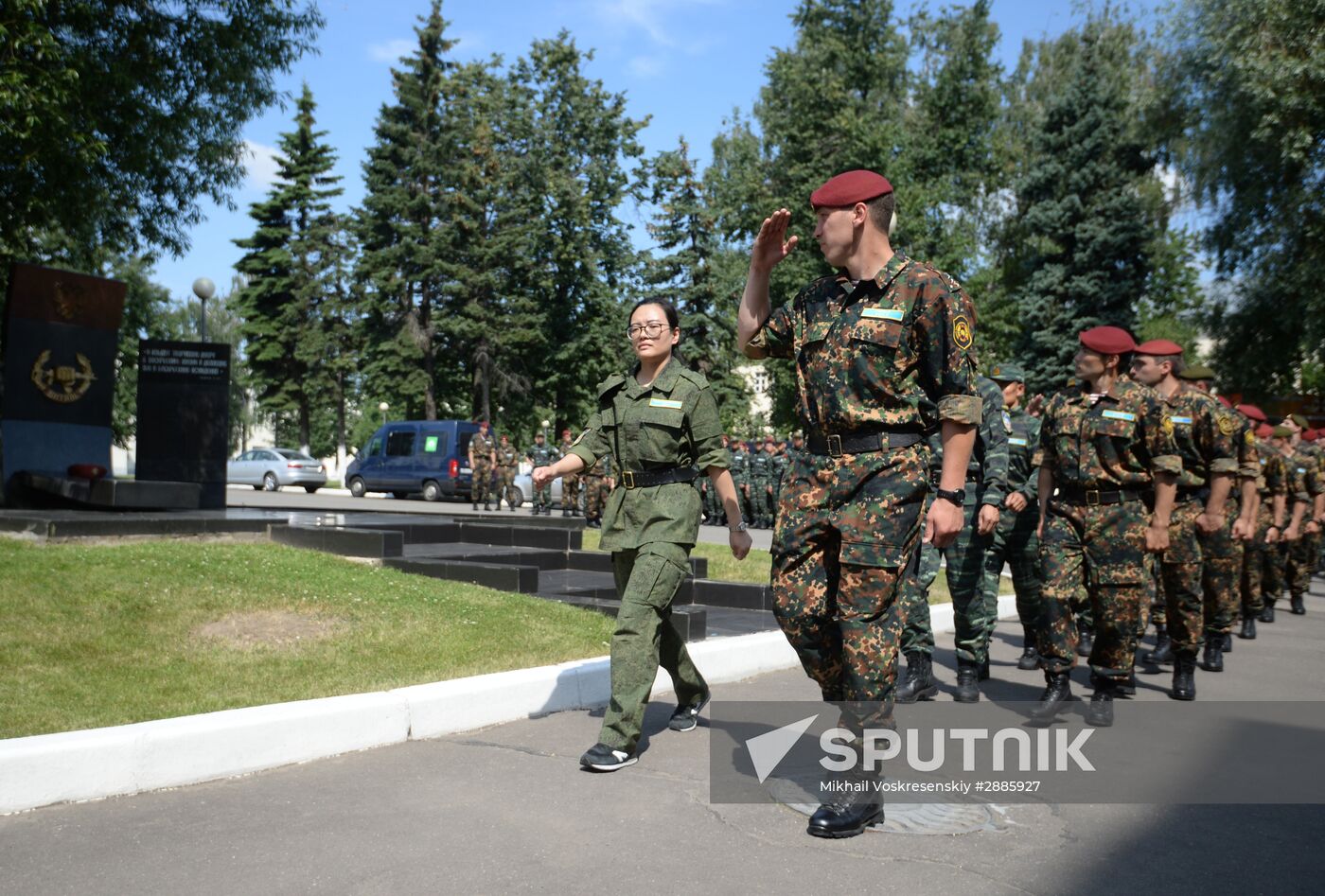 Opening of joint drills, Cooperation 2016 involving members of Russian National Guard Forces Command and Chinese People's Armed Police Force