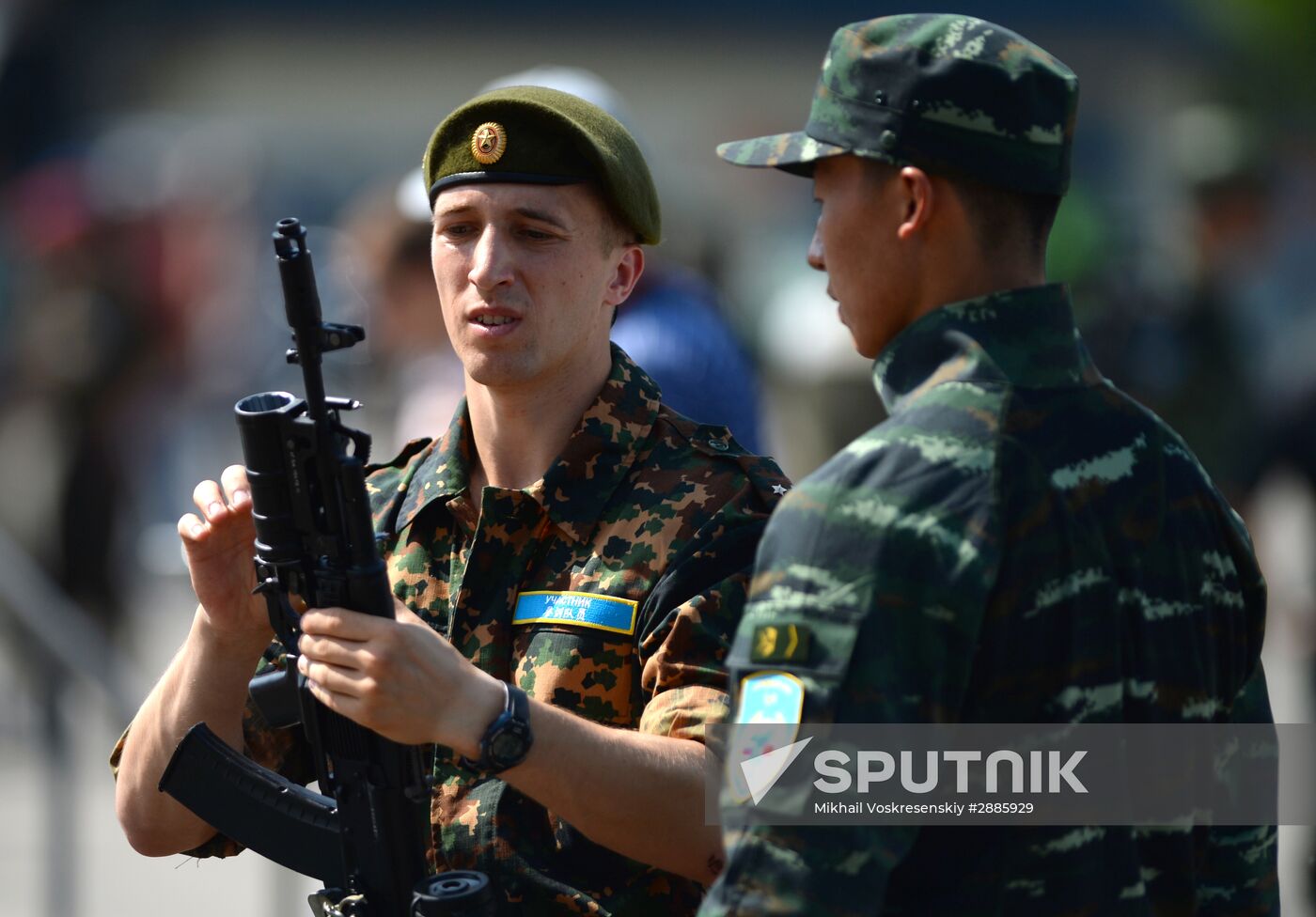 Opening of joint drills, Cooperation 2016 involving members of Russian National Guard Forces Command and Chinese People's Armed Police Force