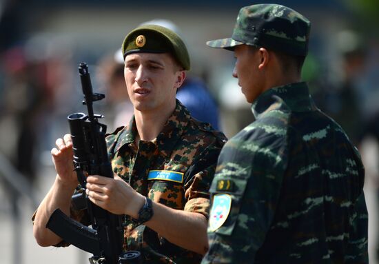 Opening of joint drills, Cooperation 2016 involving members of Russian National Guard Forces Command and Chinese People's Armed Police Force