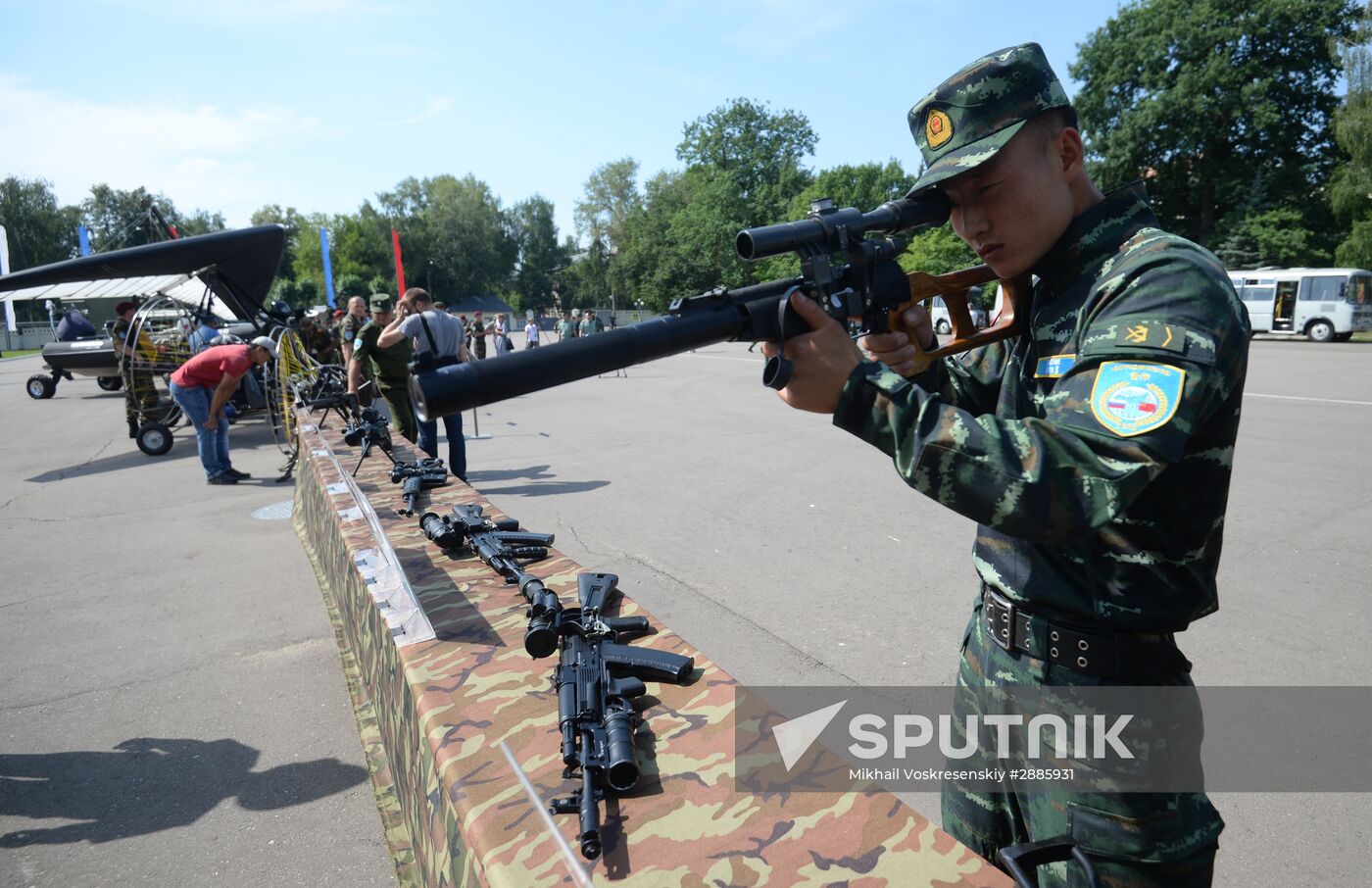 Opening of joint drills, Cooperation 2016 involving members of Russian National Guard Forces Command and Chinese People's Armed Police Force