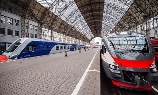 New suburban trains start operating and departing from Moscow Kiyevskaya railway station