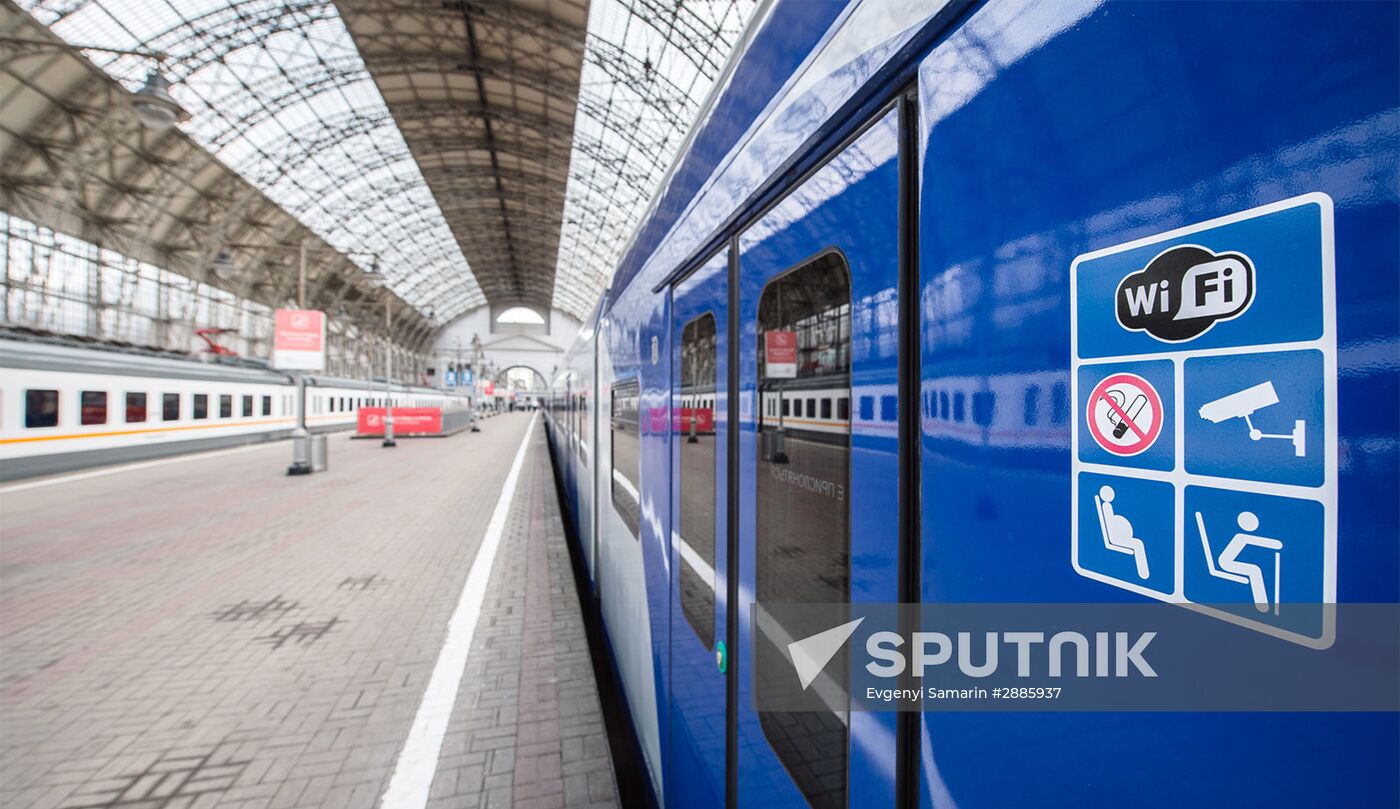 New suburban trains start operating and departing from Moscow Kiyevskaya railway station