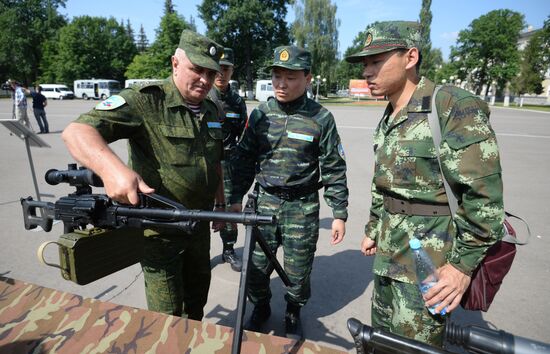 Opening of joint drills, Cooperation 2016 involving members of Russian National Guard Forces Command and Chinese People's Armed Police Force