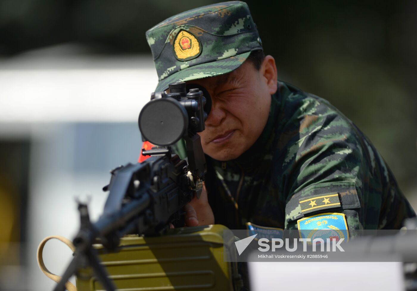 Opening of joint drills, Cooperation 2016 involving members of Russian National Guard Forces Command and Chinese People's Armed Police Force
