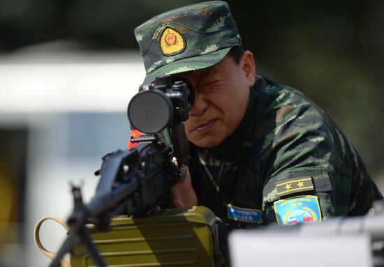 Opening of joint drills, Cooperation 2016 involving members of Russian National Guard Forces Command and Chinese People's Armed Police Force