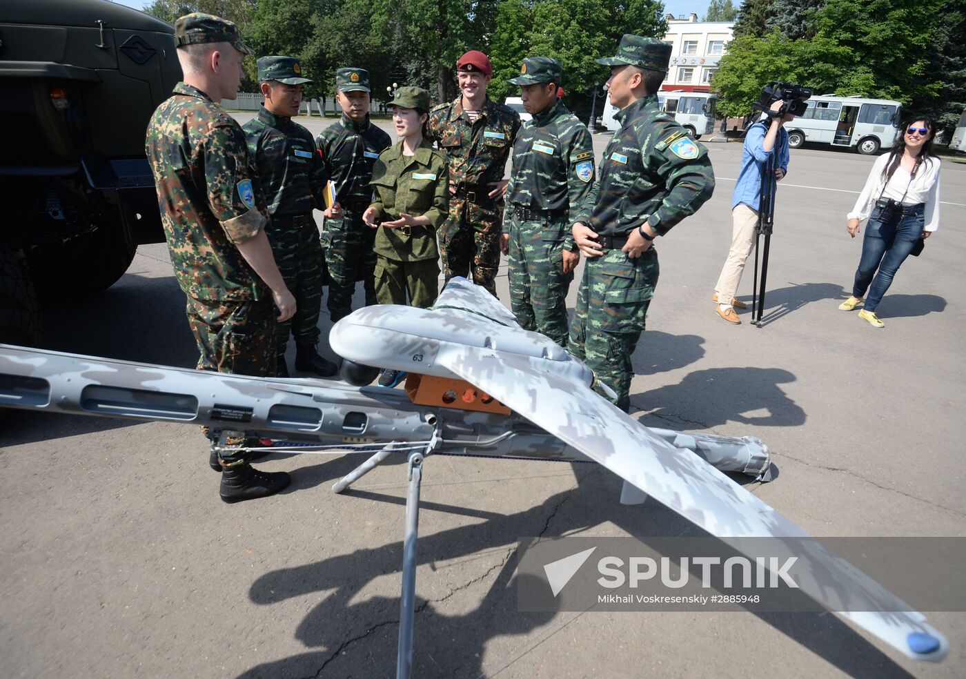 Opening of joint drills, Cooperation 2016 involving members of Russian National Guard Forces Command and Chinese People's Armed Police Force