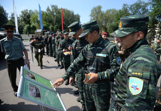 Opening of joint drills, Cooperation 2016 involving members of Russian National Guard Forces Command and Chinese People's Armed Police Force