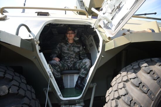Opening of joint drills, Cooperation 2016 involving members of Russian National Guard Forces Command and Chinese People's Armed Police Force