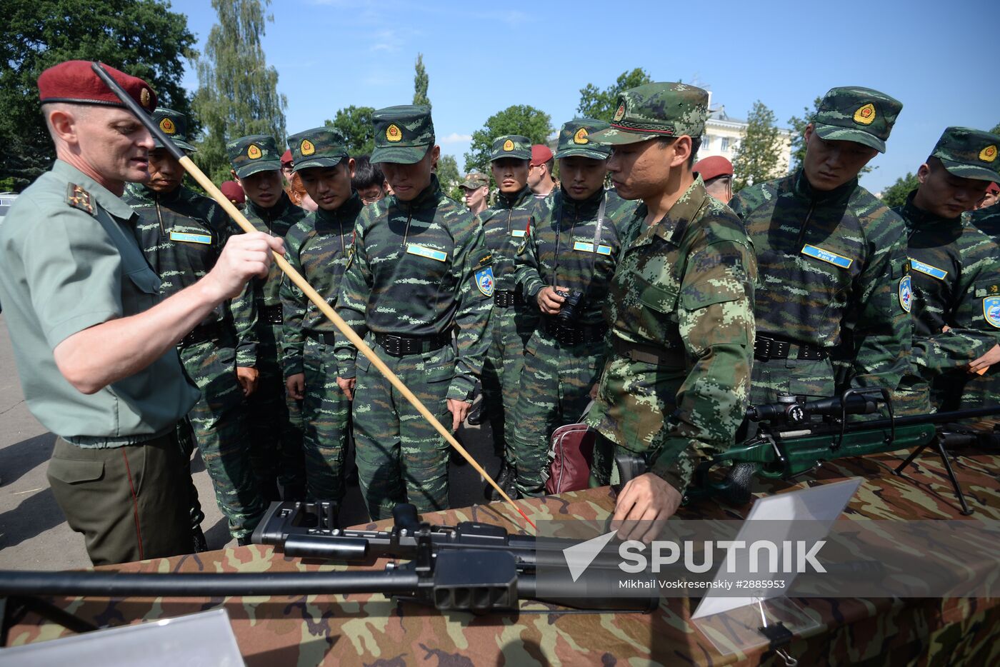 Opening of joint drills, Cooperation 2016 involving members of Russian National Guard Forces Command and Chinese People's Armed Police Force