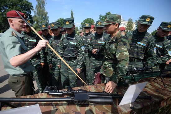 Opening of joint drills, Cooperation 2016 involving members of Russian National Guard Forces Command and Chinese People's Armed Police Force