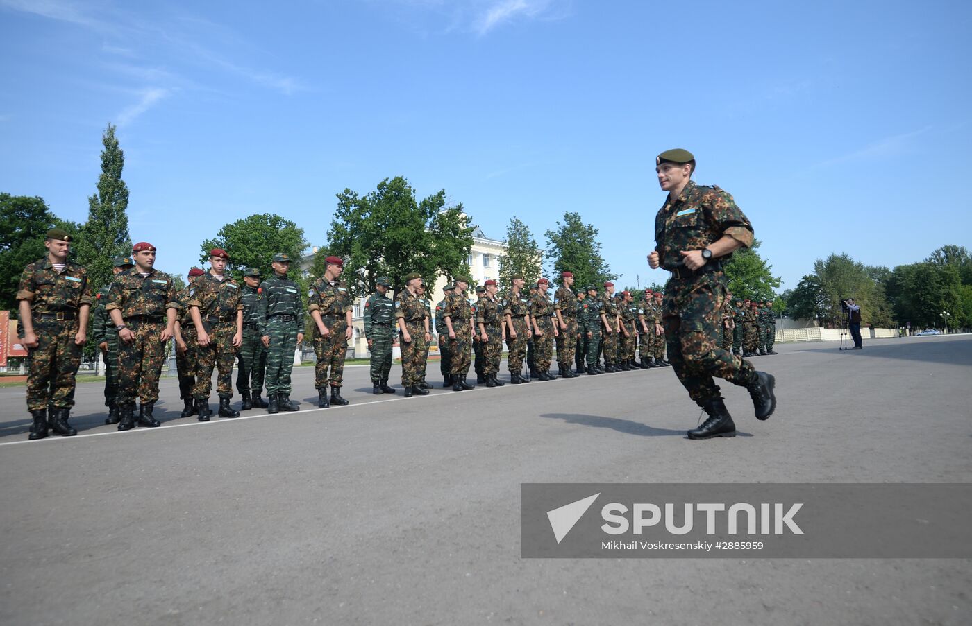 Opening of joint drills, Cooperation 2016 involving members of Russian National Guard Forces Command and Chinese People's Armed Police Force